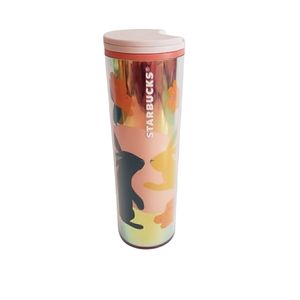 Starbucks Easter Bunny Spring Tumbler 16 oz Grande NEW Iridescent Pink
